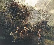 Jan Siberechts Crossing a Creek Spain oil painting artist